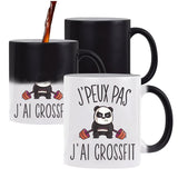 Mug Magique J'peux pas Crossfit panda - Planetee
