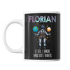 Mug Prénom Florian Univers - Planetee