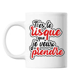 Mug Couple T'es le risque que je veux prendre. - Planetee