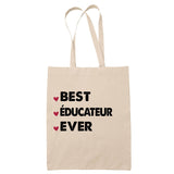 Sac Tote Bag Best Éducateur Ever - Planetee
