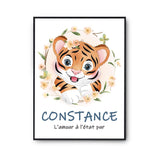 Affiche Constance Amour Pur Tigre - Planetee