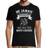 T-shirt Homme mots croisés trentenaire - Planetee