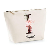 Trousse Ingrid Lettre fleur - Planetee