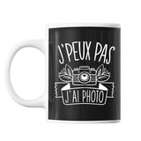 Mug Photo j'peux pas Noir - Planetee