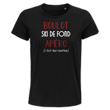 T-shirt femme Ski De Fond C'est ma Routine - Planetee