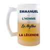 Chope de bière Emmanuel Mythe Légende - Planetee