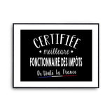 Affiche Foraine Femme Métier Meilleure de France - Planetee