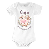 Body bébé Clara Amour et Biberon de Lait Vache - Planetee