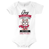 Body bébé Prénom Joy Humour - Planetee