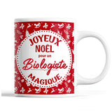 Tasse Noël Biologiste homme Rouge - Planetee