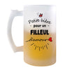 Chope de bière Petite Pinte d'un Filleul d'amour - Planetee