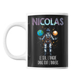 Mug Prénom Nicolas Univers - Planetee