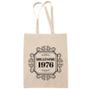 Sac Tote Bag Millésime 1976 beige - Planetee