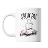 Mug Longboard j'peux pas Blanc - Planetee