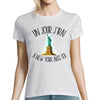 T-shirt femme new york avec toi - Planetee