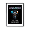 Affiche Prénom Mohamed Univers - Planetee