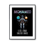 Affiche Prénom Mohamed Univers - Planetee