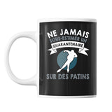 Mug Patinage Quarantenaire Homme 40 ans - Planetee