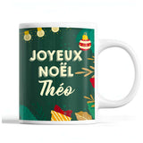 Tasse Noël Théo Vert - Planetee