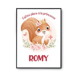 Affiche Romy Princesse Écureuil - Planetee