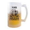 Chope de bière Yves Prénom Pilier de Bar - Planetee