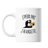 Mug raclette j'peux pas Blanc - Planetee