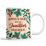 Tasse Noël Joaillier homme Beige - Planetee