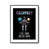 Affiche Prénom Geoffrey Univers - Planetee