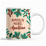 Tasse Noël Apolline Beige - Planetee