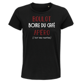 T-shirt femme Boire du Café C'est ma Routine - Planetee