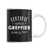 Mug Homme Greffier Meilleur de France | Tasse Noire métier - Planetee