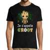 T-shirt homme Je s'appelle Groot - Planetee