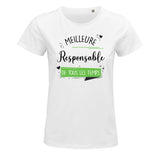 T-shirt Femme Meilleure Responsable de tous les temps - Planetee