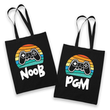 Sac Tote Bag Couple PGM NOOB Winneuse - Planetee