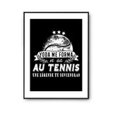 Affiche Tennis Légende Tennisman et Tenniswoman - Planetee