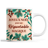 Tasse Noël Responsable femme Beige - Planetee