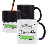 Mug magique Meilleure Responsable de tous les temps - Planetee