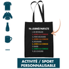 Tote-Bag Journée Parfaite Activité / Sport Personnalisable - Planetee