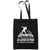 Sac Tote Bag Lancer Du Poids Légende tu deviendras Noir - Planetee