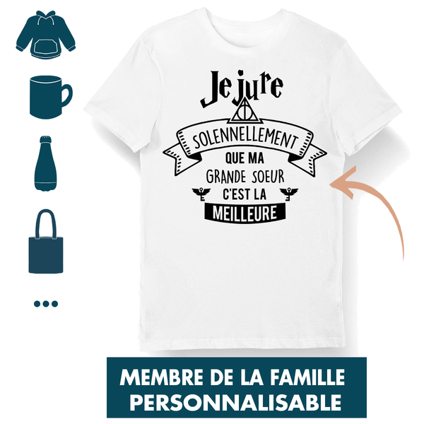 Cadeau Jure Solennellement Membre Famille Personnalisable - Planetee
