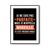 Affiche Mireille pas parfaite mais presque pareil - Planetee