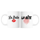 Mug Couples couple La Belle La Bête | Tasses Duo Amour - Planetee