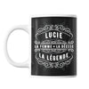 Mug Prénom Lucie La Déesse La Légende - Planetee