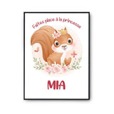 Affiche Mia Princesse Écureuil - Planetee