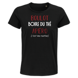 T-shirt femme Boire Du Thé C'est ma Routine - Planetee