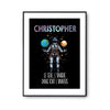 Affiche Prénom Christopher Univers - Planetee