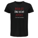 T-shirt homme Être Scout C'est ma Routine - Planetee