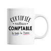 Mug Femme Comptable Meilleure de France | Tasse Blanc métier - Planetee