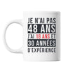 Mug 48 Ans Expérience Blanc - Planetee