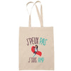 Sac Tote Bag J'peux pas Amp beige - Planetee